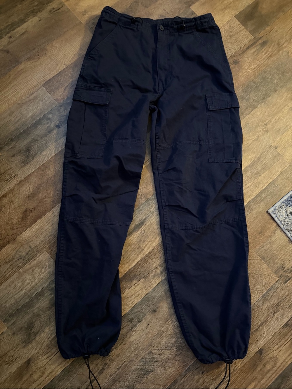 Brandy Melville Navy Cargo Jogger Pants